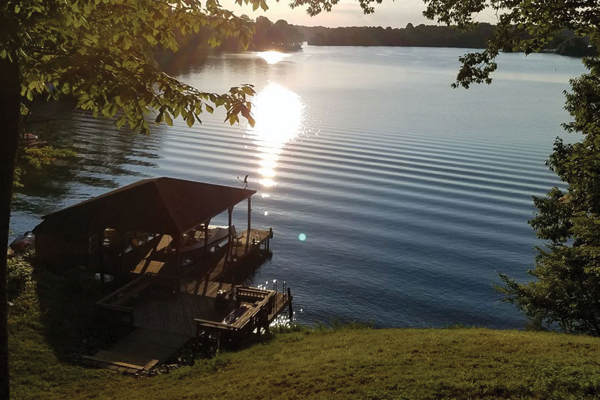 home on the lake