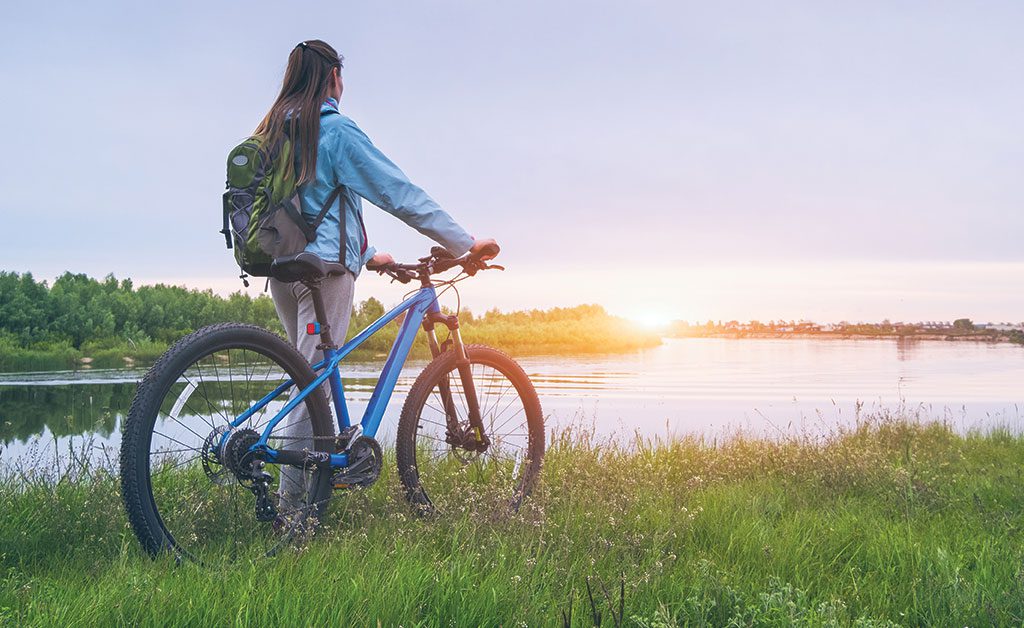 biking lake anna