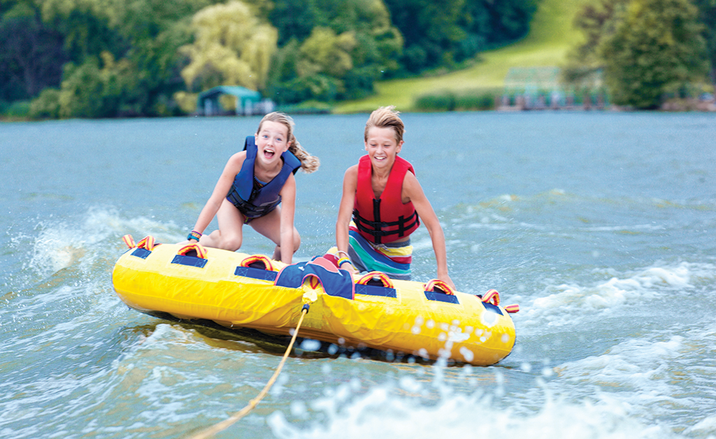 tubing on lake Anna