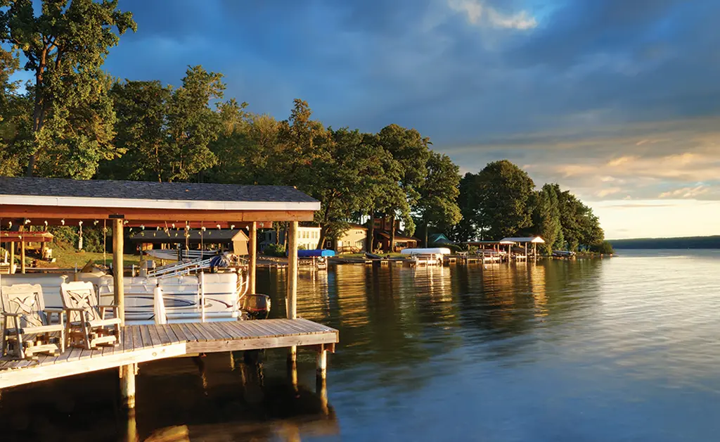 boat docks at lake anna